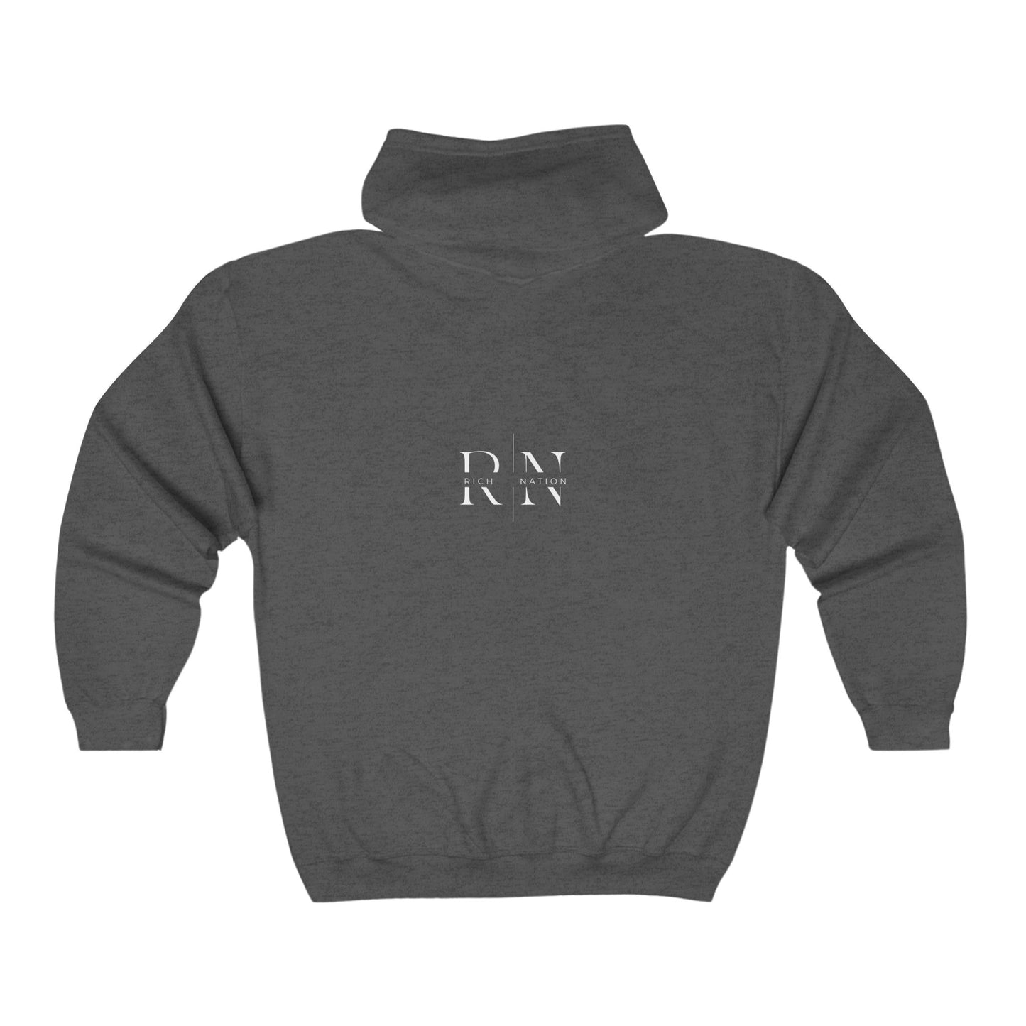 Rich Nation Full Zip Hooded Sweatshirt