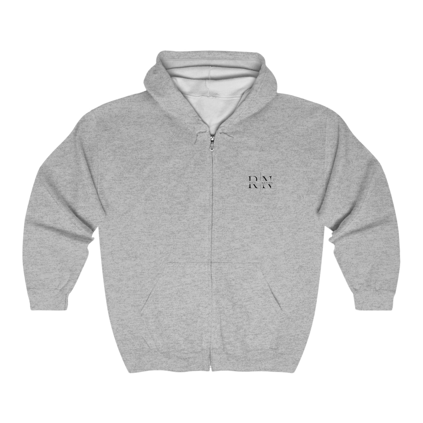 Rich Nation Full Zip Hooded Sweatshirt
