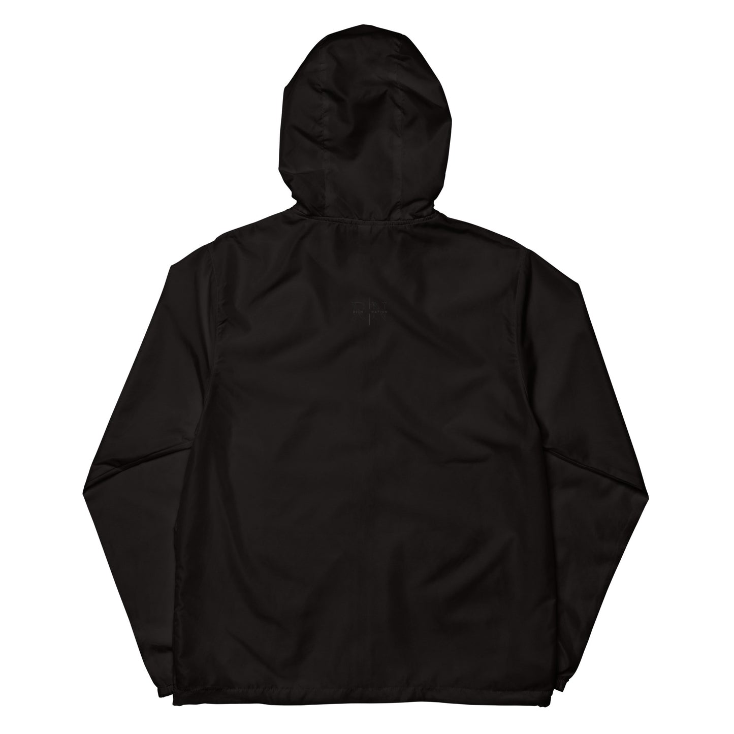 Rich Nation black logo lightweight zip up windbreaker